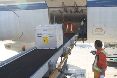 東航西北分公司貨運部保障韓國三星產品運輸